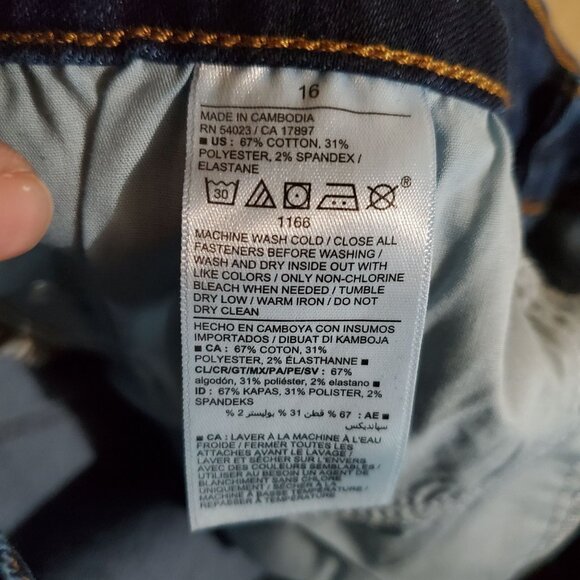 Old Navy Jeans Womens Size 16 Blue Mid-Rise Kicker Bootcut Stretch Denim - Picture 3 of 12